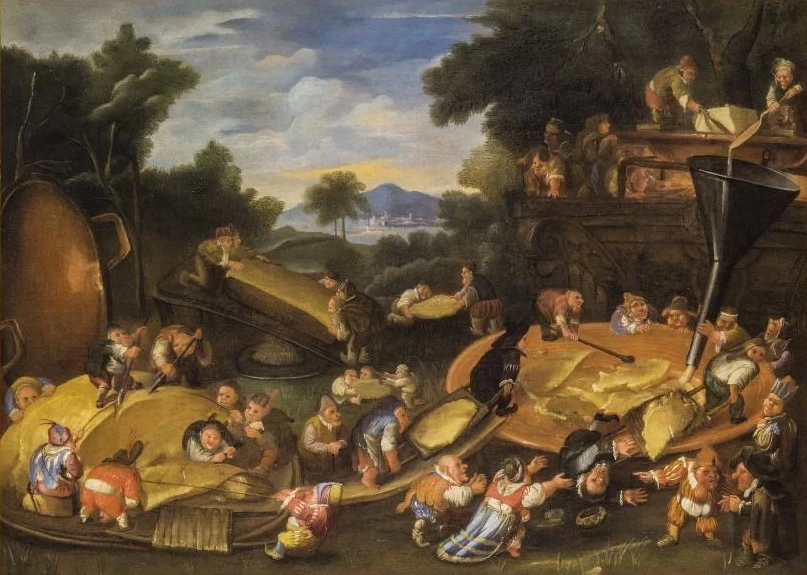  93-Faustino Bocchi-Nani e caramogi chepreparano dolci 